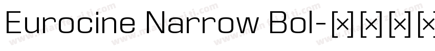Eurocine Narrow Bol字体转换